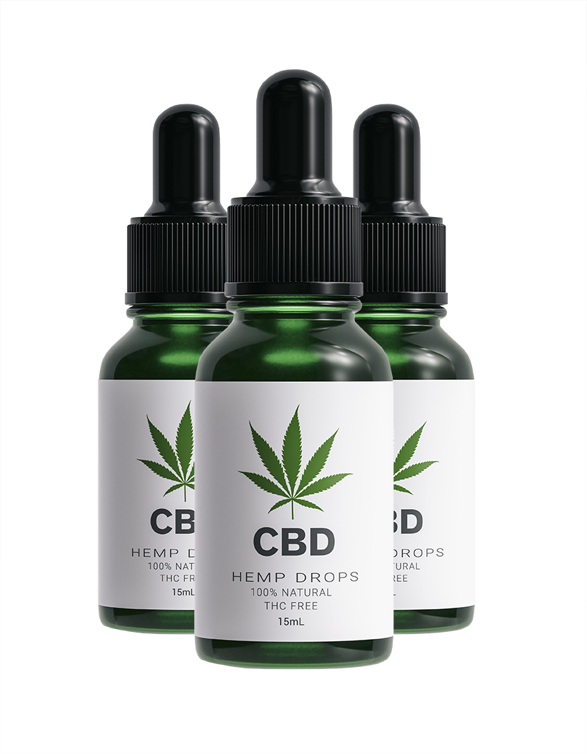 cbd bottles grouped